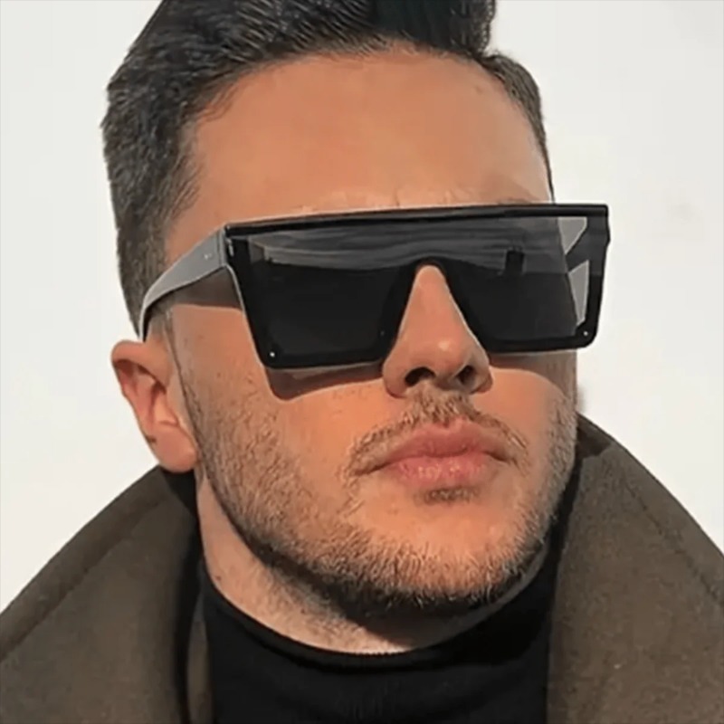 Designer Sunglasses - Kacamata Hitam Merek dengan Bingkai Persegi