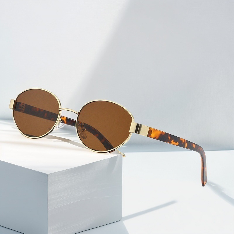 Designer Sunglasses - Kacamata Hitam Oval Vintage Baru, Desain