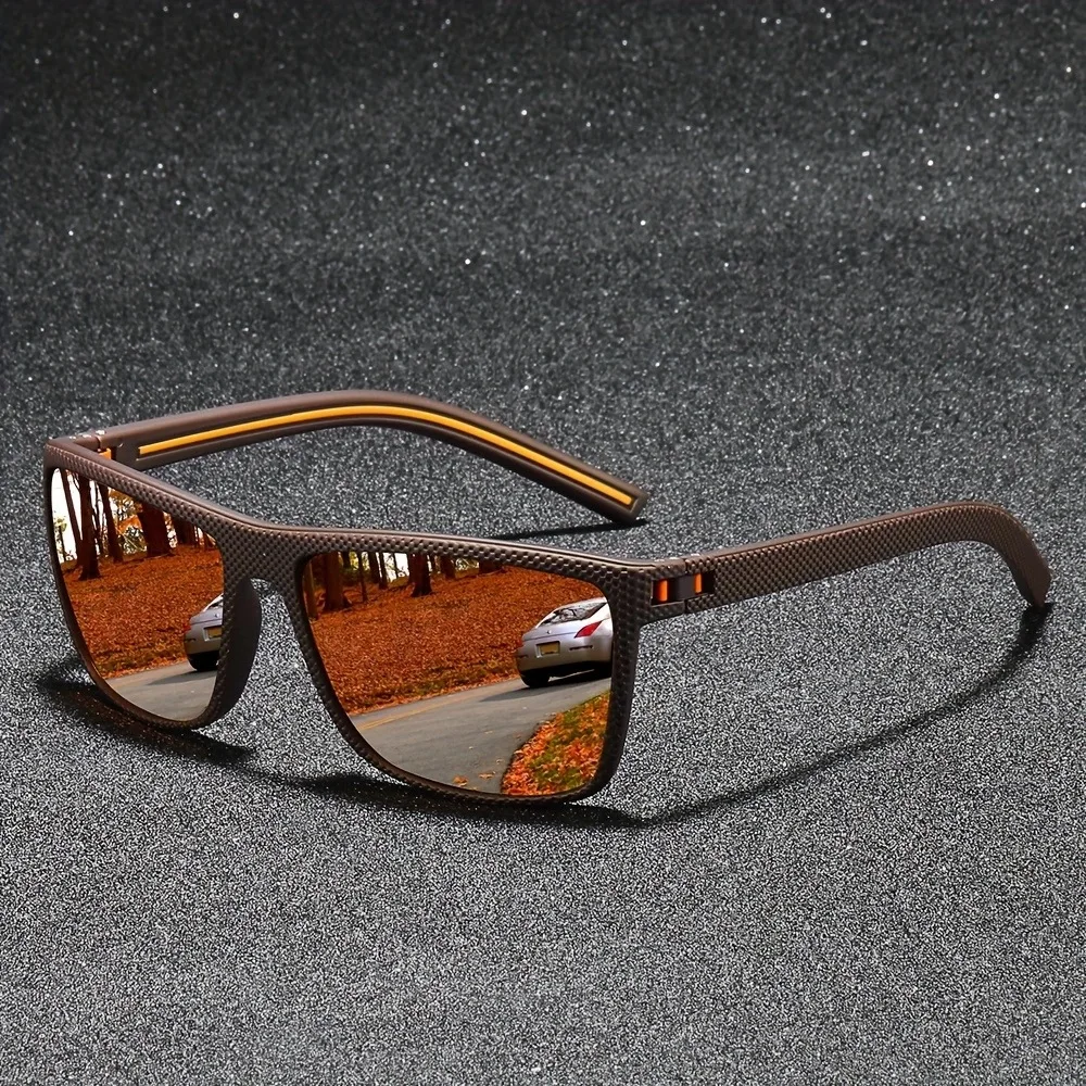 Designer Sunglasses - Kacamata Hitam Persegi Vintage untuk Olahraga,