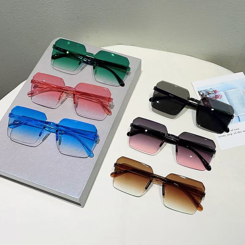 Kacamata Hitam Tanpa Bingkai V - Designer Sunglasses ulasan dan harga