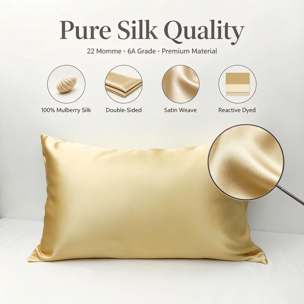 Sarung Bantal Sutra Mulberry 2 - Silk Pillowcase ulasan dan harga