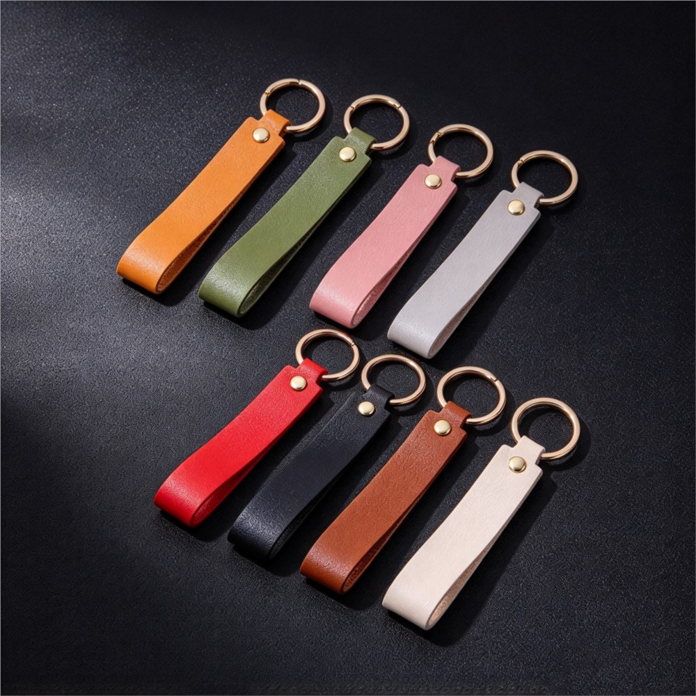 1/5 buah Gantungan Kunci Kulit - Leather Wallet Men ulasan dan harga