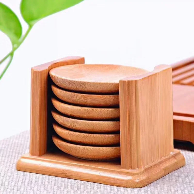 6 buah sandaran cangkir tataka - Marble Coaster Set ulasan dan harga