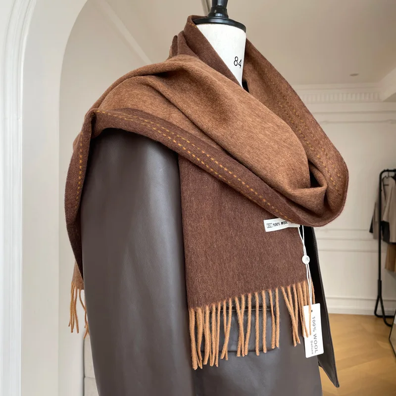 Syal Wol Murni Berkualitas Tin - Cashmere Scarf ulasan dan harga