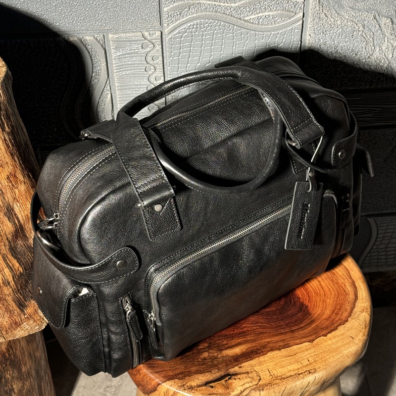 Tas Pria Penghapus Kulit Samak - Travel Luggage Set ulasan dan harga
