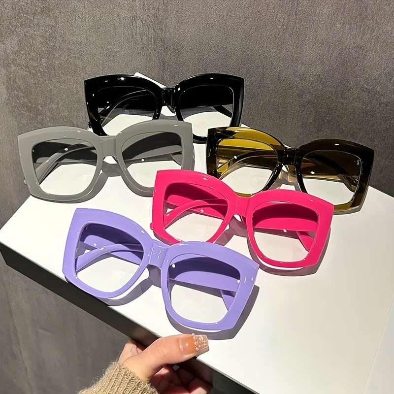 Kacamata Persegi yang Modis da - Sunglasses Uv400 ulasan dan harga