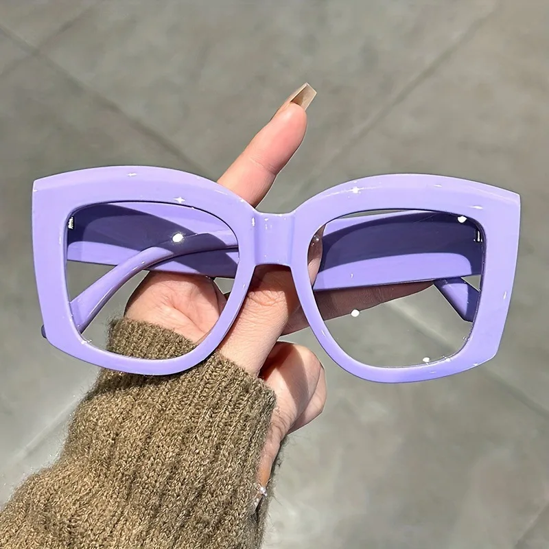 Kacamata Persegi yang Modis da - Sunglasses Uv400 ulasan dan harga