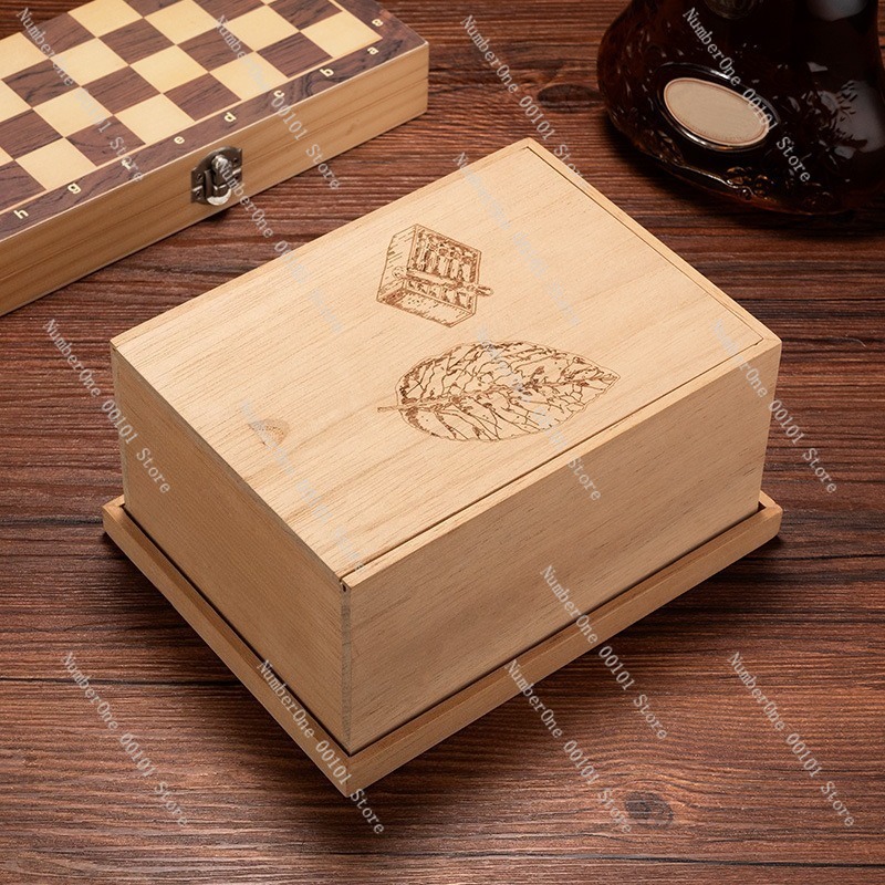 Kotak Humidor Cerutu Kayu Ceda - Premium Cigar Case ulasan dan harga