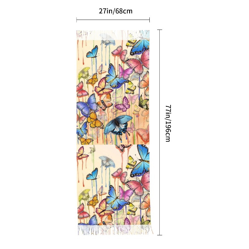 Syal Kasmir Musim Dingin Motif - Cashmere Scarf ulasan dan harga
