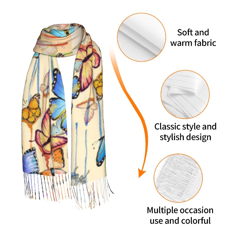 Syal Kasmir Musim Dingin Motif - Cashmere Scarf ulasan dan harga
