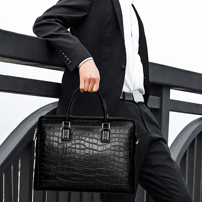 Tas Kerja Pria Baru, Terbuat d - Leather Briefcase ulasan dan harga