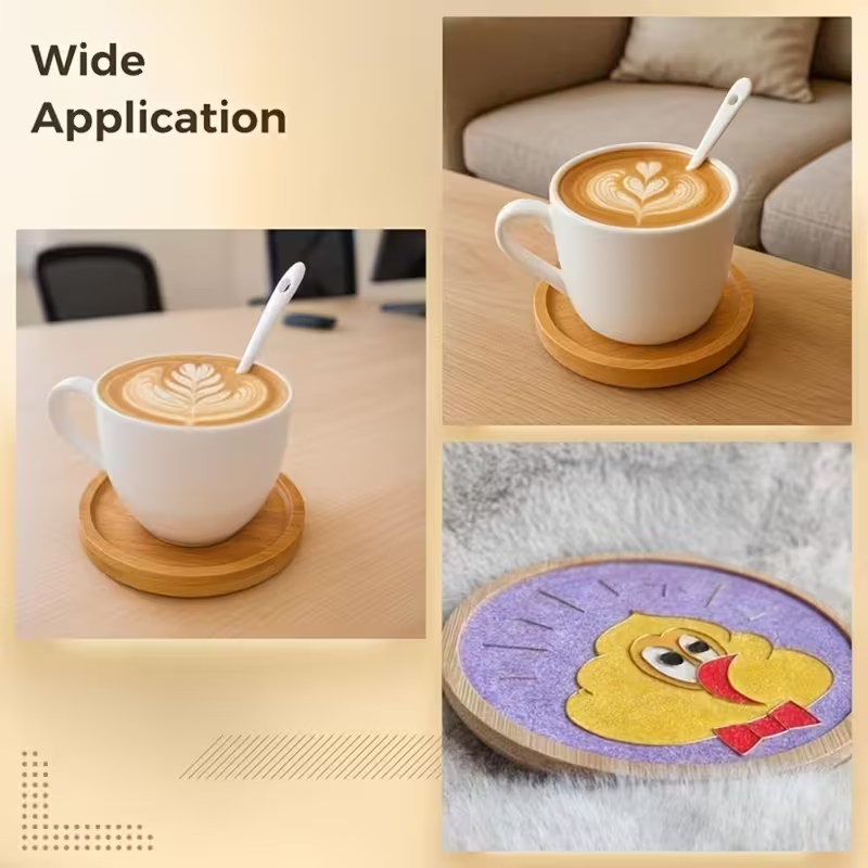 7 Buah Tatakan Gelas Mosaik Ka - Marble Coaster Set ulasan dan harga