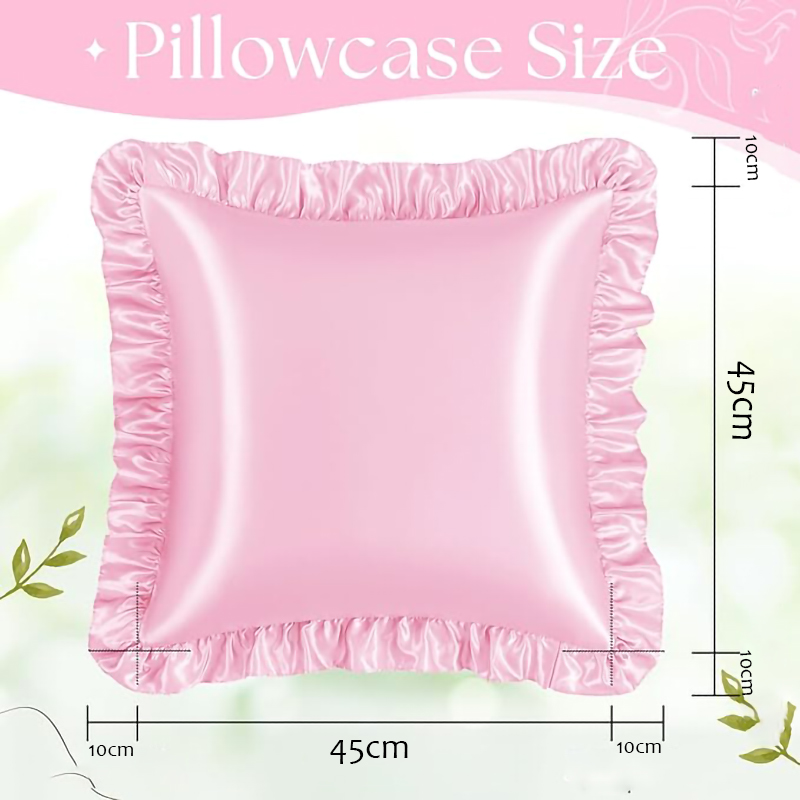 2 Buah Sarung Bantal Satin Ber - Silk Pillowcase ulasan dan harga