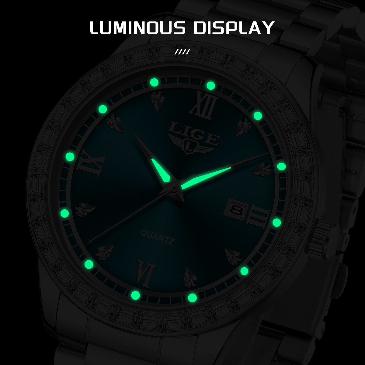 LIGE Jam Tangan Kuarsa Modis M - Luxury Watch Men ulasan dan harga