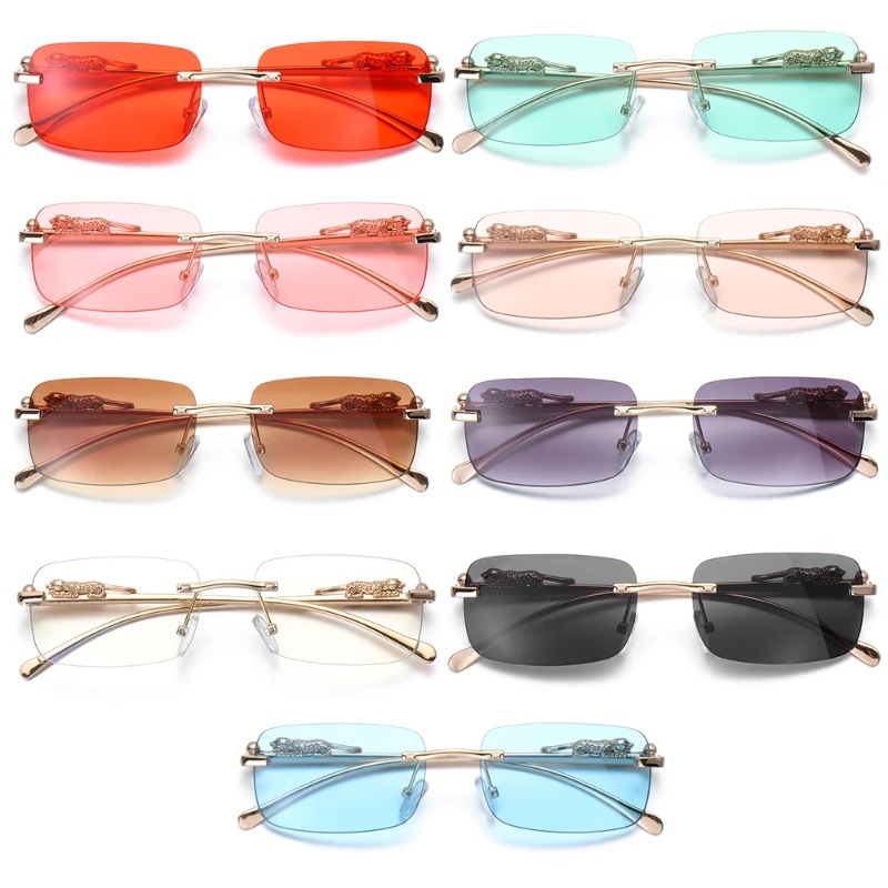 Kacamata Hitam Tanpa Bingkai P - Designer Sunglasses ulasan dan harga