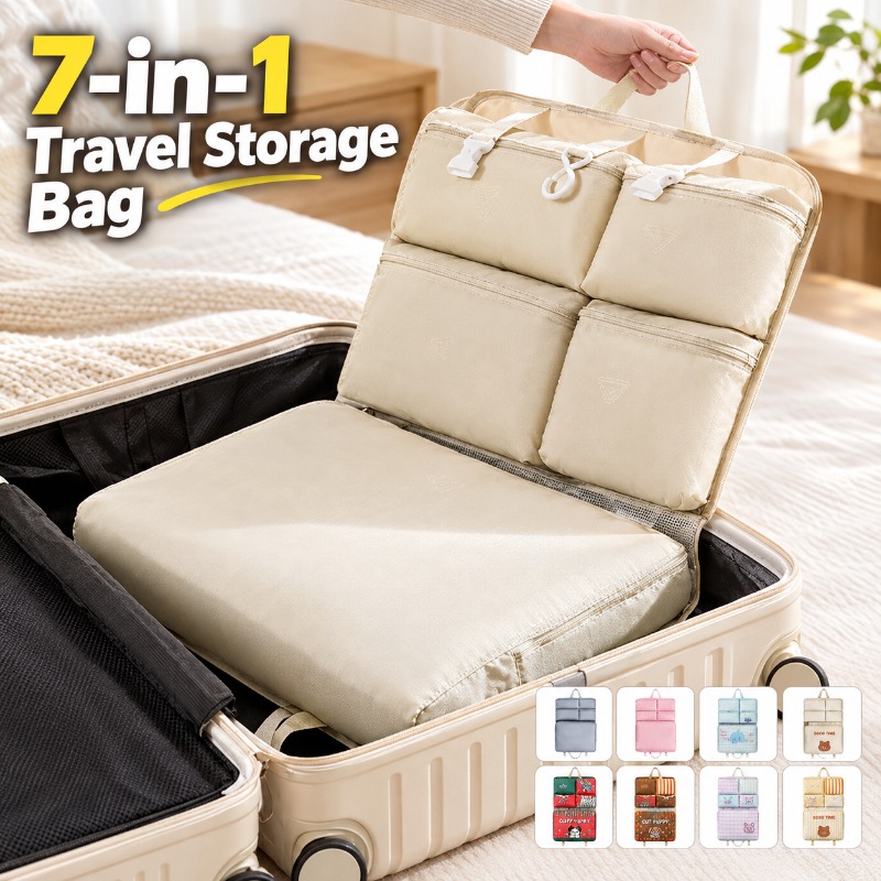 Tas Penyimpanan Serbaguna 7-in - Travel Luggage Set ulasan dan harga