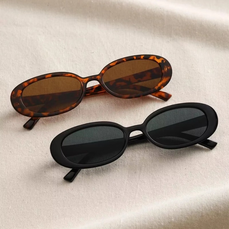 Kacamata Hitam Oval Antik Wani - Designer Sunglasses ulasan dan harga