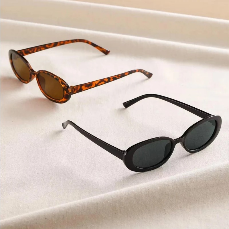 Kacamata Hitam Oval Antik Wani - Designer Sunglasses ulasan dan harga