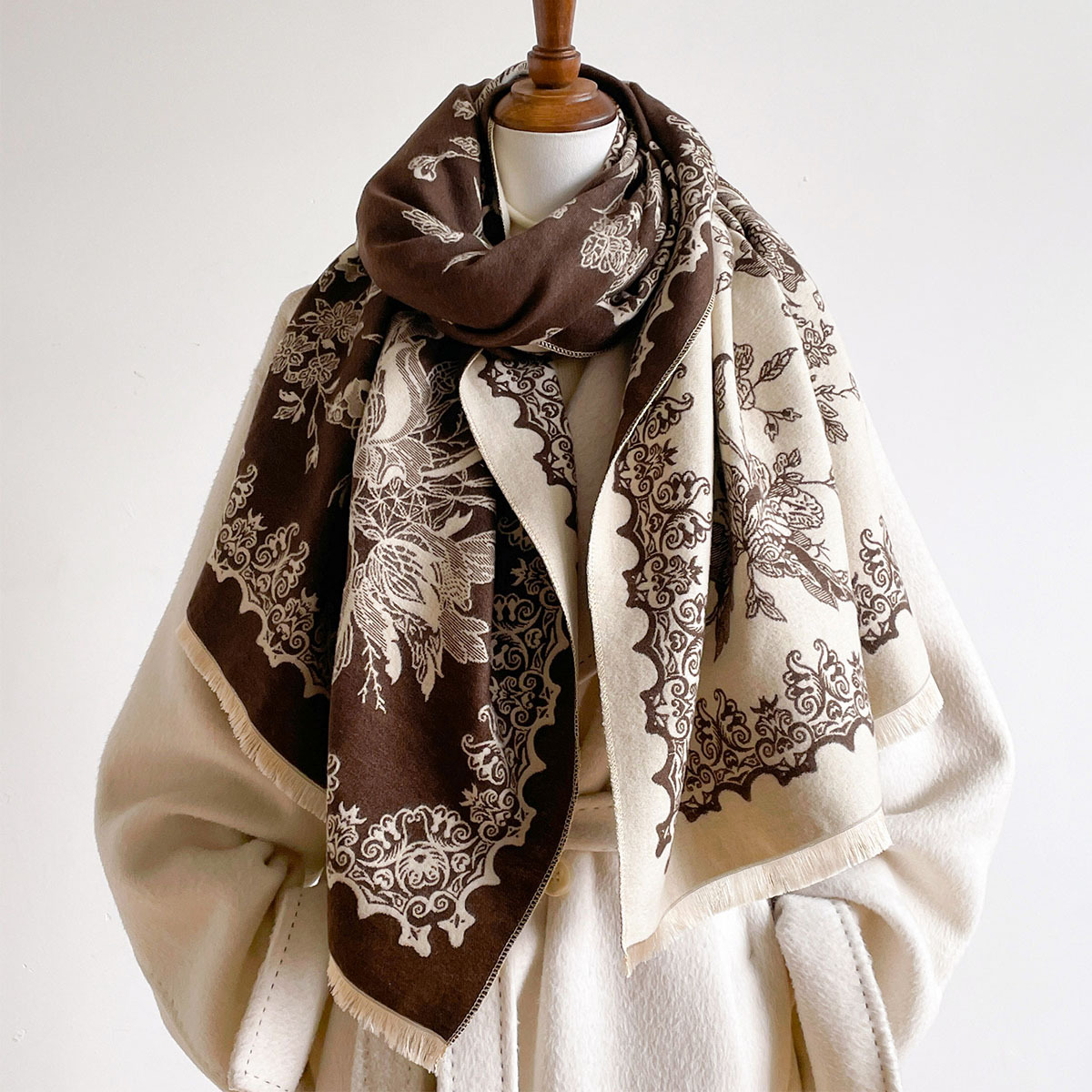Syal Wanita Imitasi Kasmir Ber - Cashmere Scarf ulasan dan harga