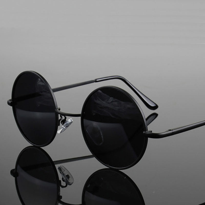 Kacamata Hitam Bulat Retro Vin - Designer Sunglasses ulasan dan harga